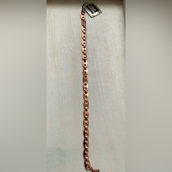 New vintage fancy SOLID COPPER bracelet - Picture 4 of 11
